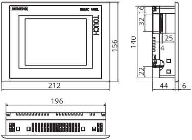 !!!!!!!SIEMENS+177系列面板(6AV6 642)+安装方式1